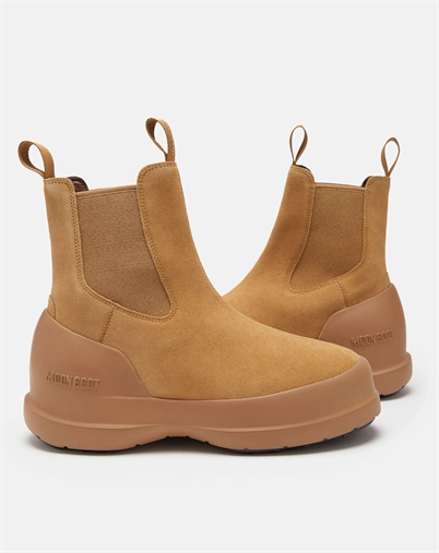 Moon Boot - Luna Suede Chelsea Støvle - Sand